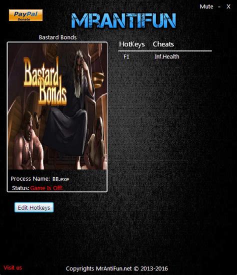 Bastard Bonds Trainer and Cheats Discussion .